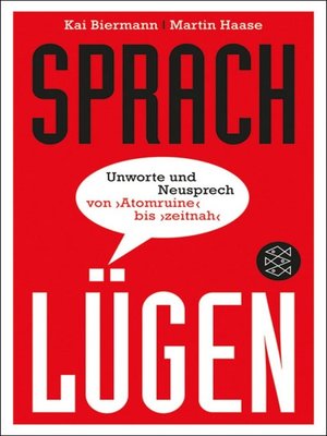 cover image of Sprachlügen